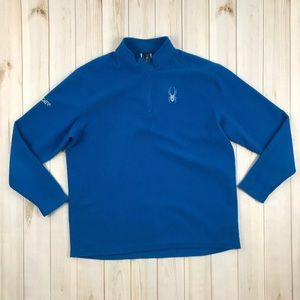 Spyder size xl fleece men’s pullover jacket